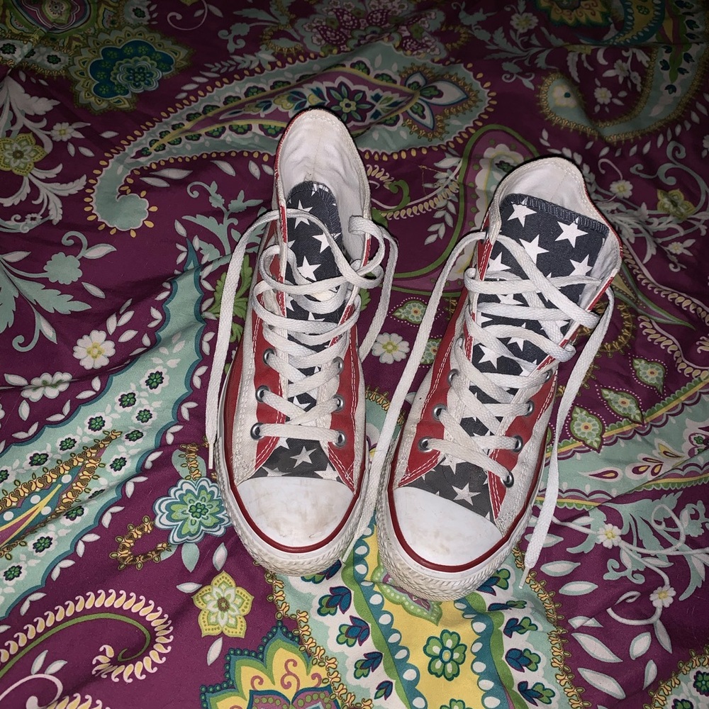 American flag converse